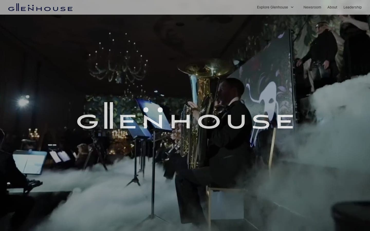 Home page of Glenhouse
